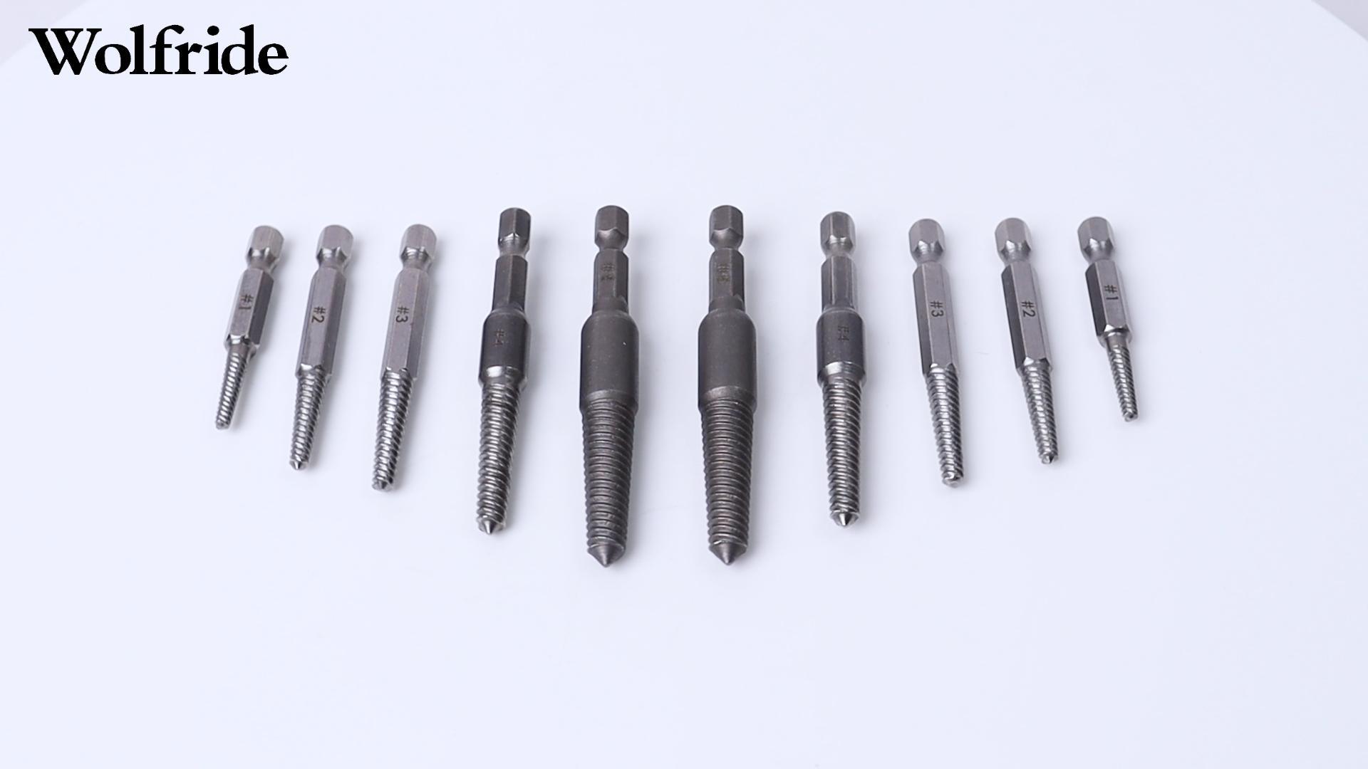 Amazon.co.jp: Wolfride ネジ外しビット ネジ抽出器セット 10本セット